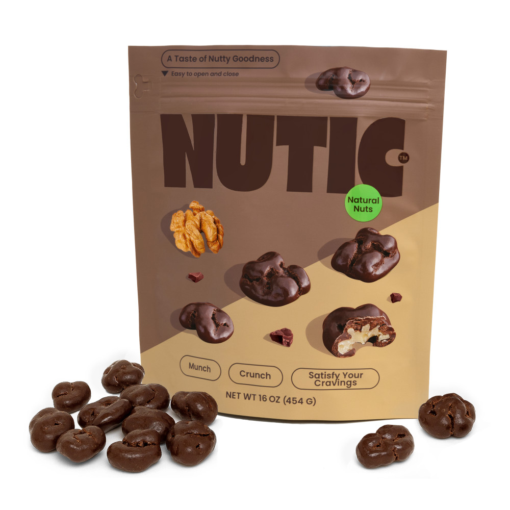 Natural Dark Chocolate Covered Walnuts with delivery